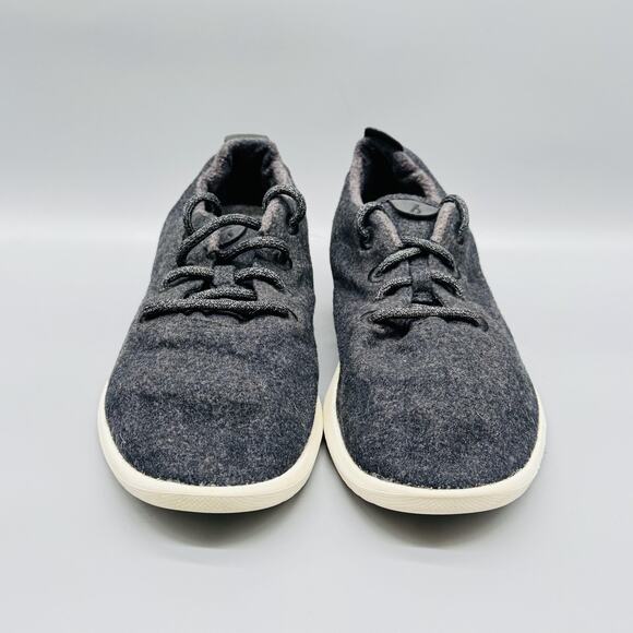 Allbirds Shoes Mens 10 Dark Gray Merino Wool Runners Casual Low Top Sneakers - Picture 3 of 11